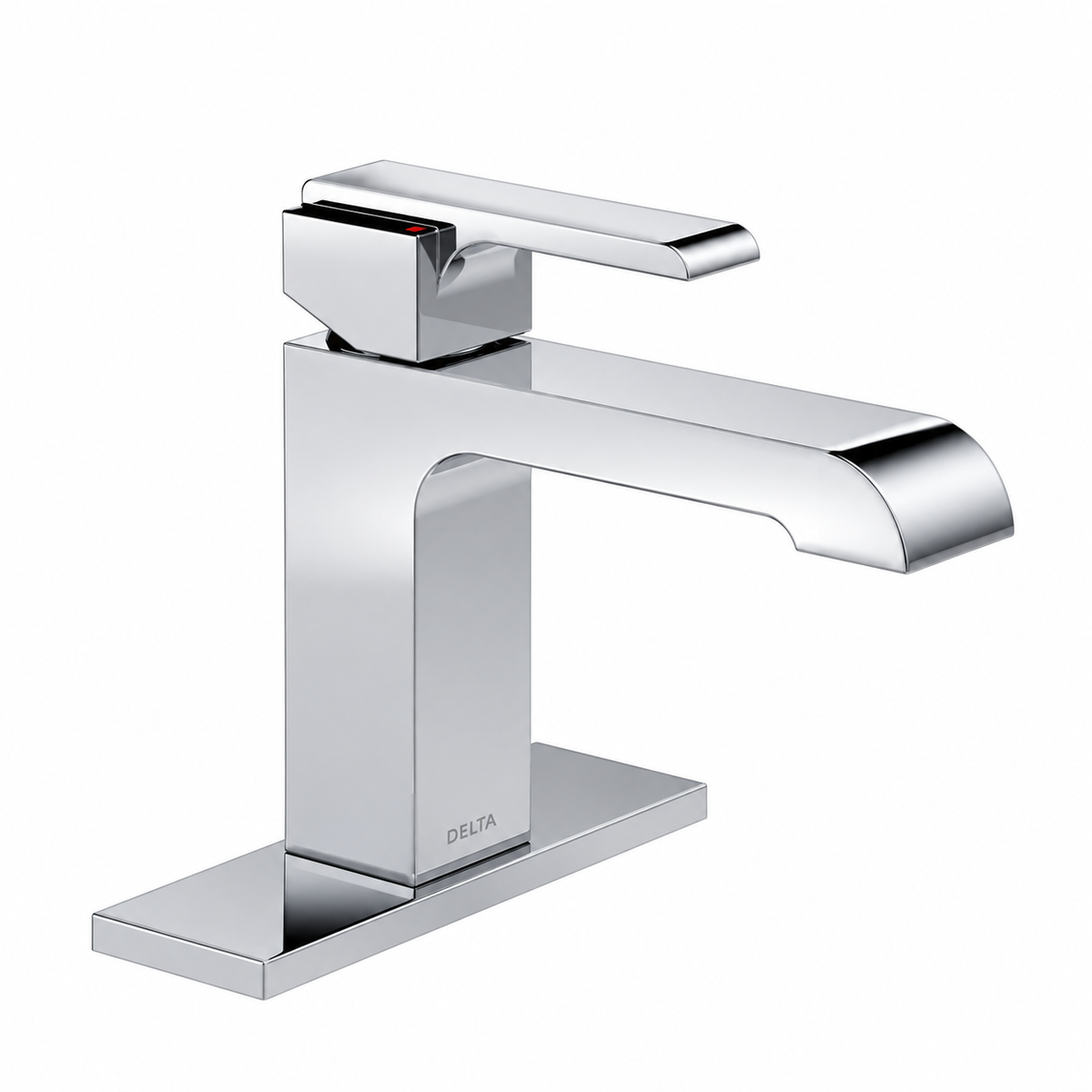 Bathroom Faucet - Delta Faucet Ara® Single Handle Monoblock Bathroom Sink Faucet