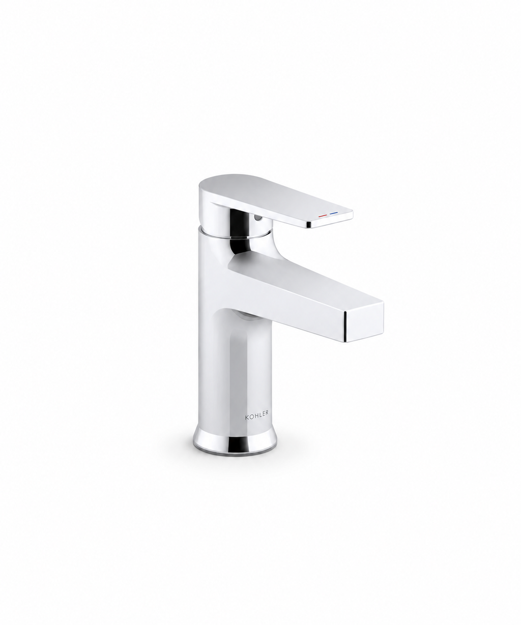 Bathroom Faucet - KOHLER CO - Single Handle Monoblock Bathroom Sink Faucet in Polished Chrome