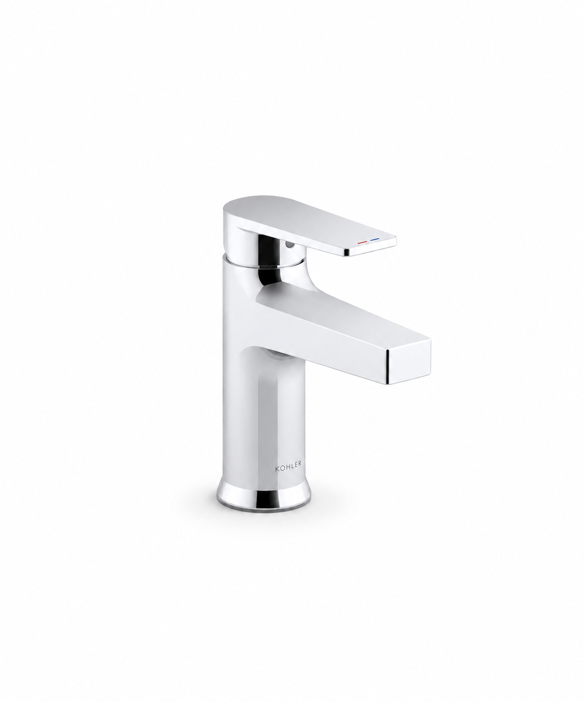 Bathroom Faucet - KOHLER CO - Single Handle Monoblock Bathroom Sink Faucet in Polished Chrome