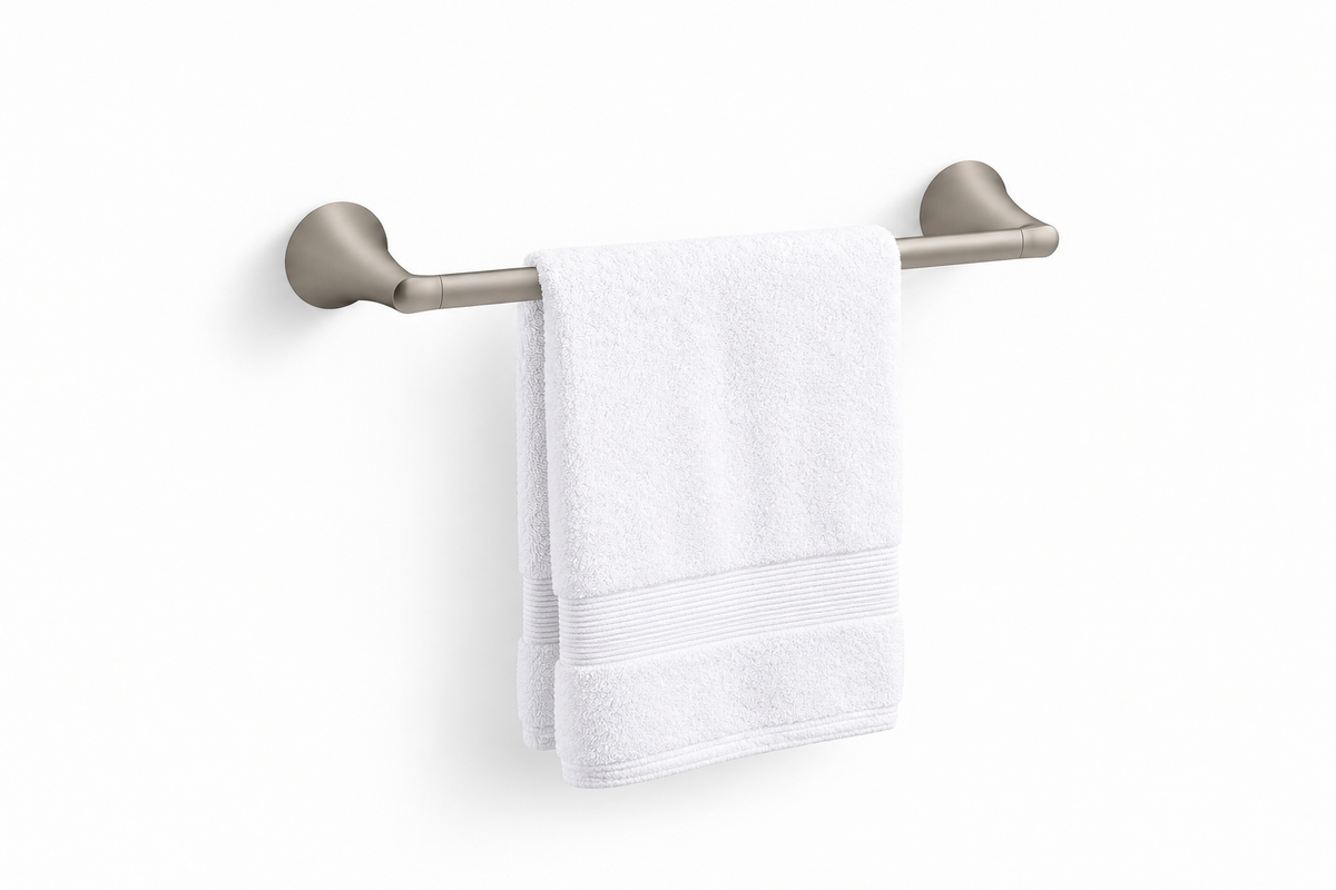 Bath Accessory - KOHLER CO - 9 in. Towel Bar in Vibrant® Brushed Nickel
