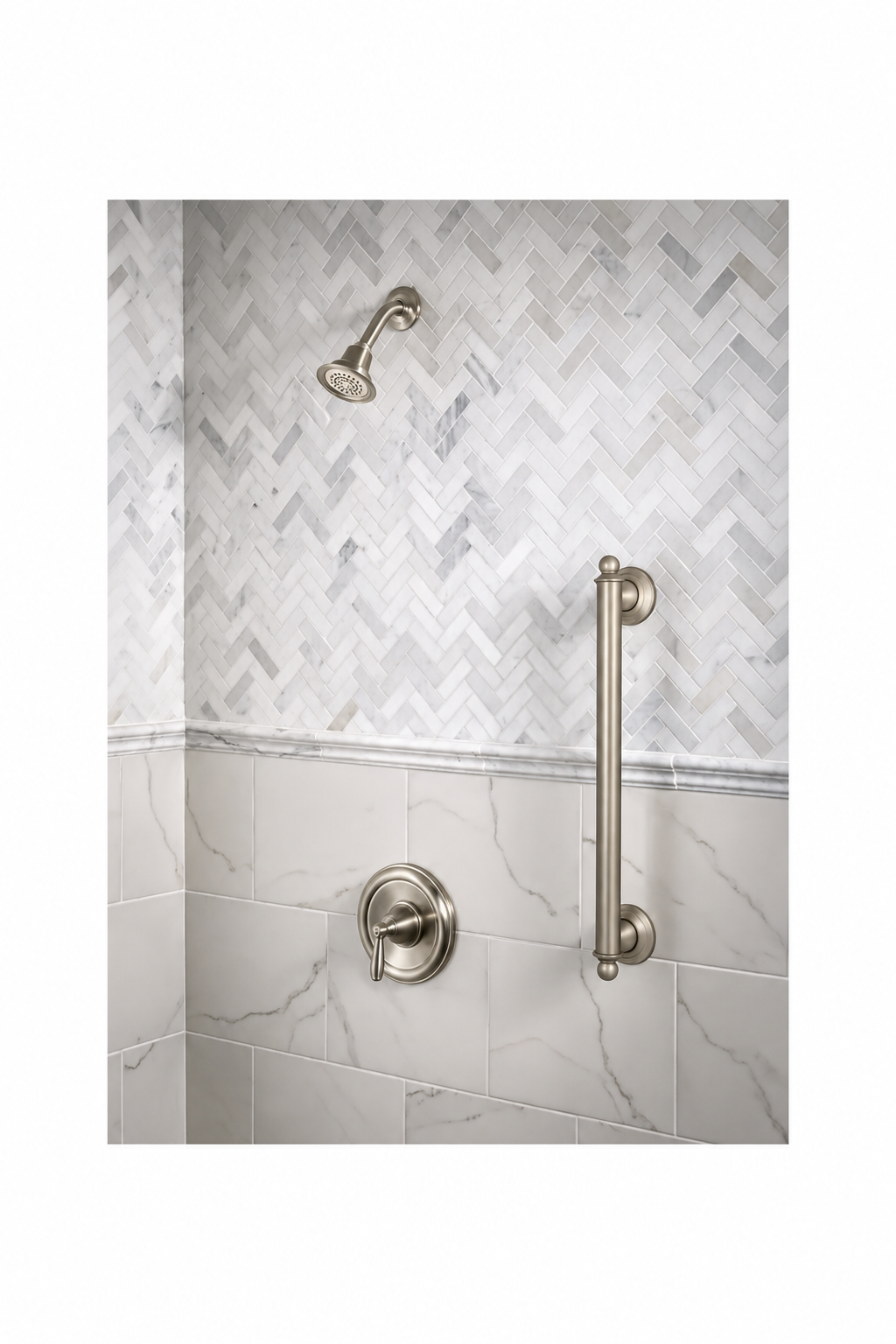 Moen Brantford One Handle Single Function Shower Faucet in Brushed Nickel (Trim Only)