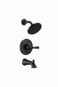 Delta Faucet Kayra One Handle Single Function Bathtub & Shower Faucet in Matte Black (Trim Only)
