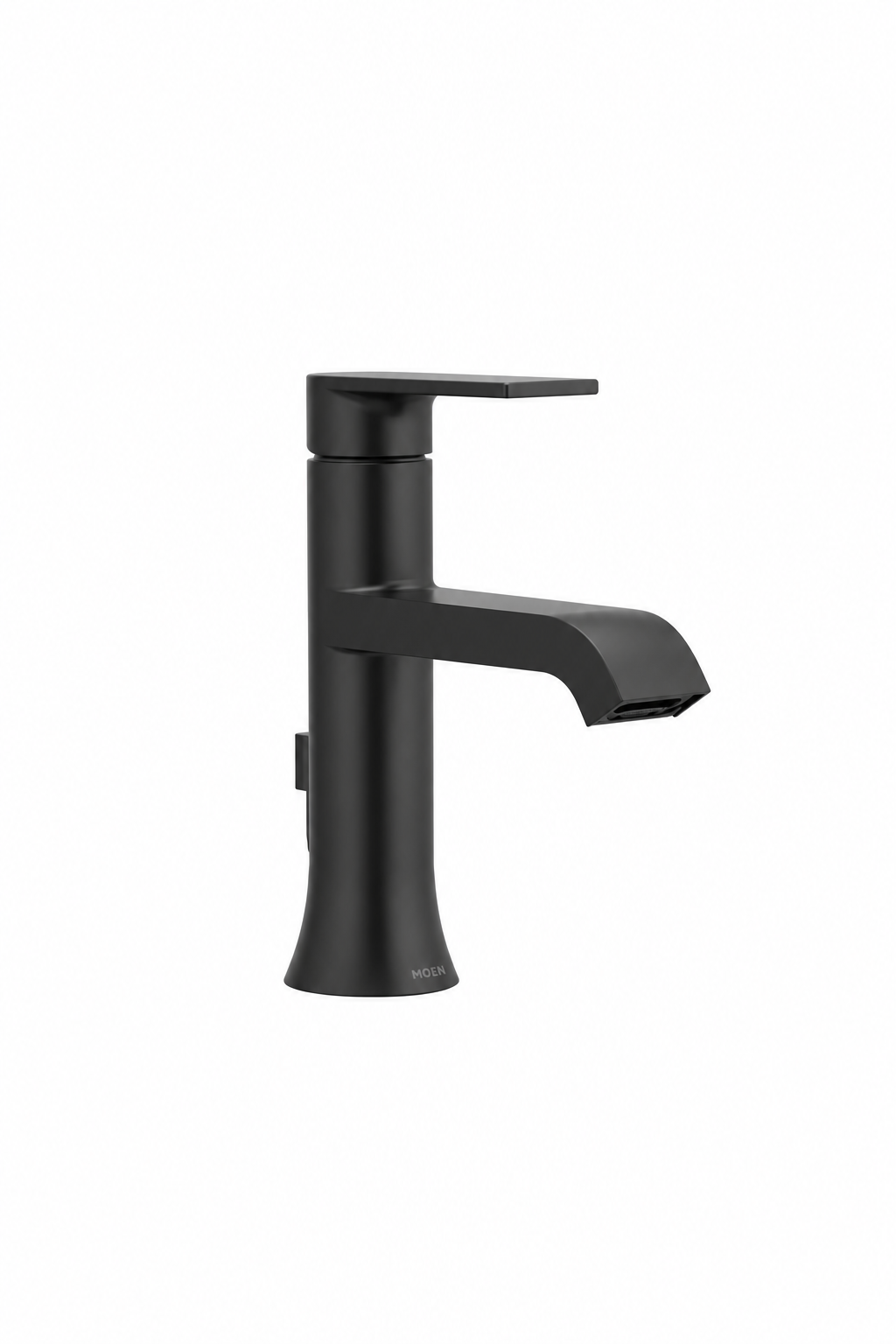 Moen Genta LX Single Handle Monoblock Bathroom Sink Faucet in Matte Black