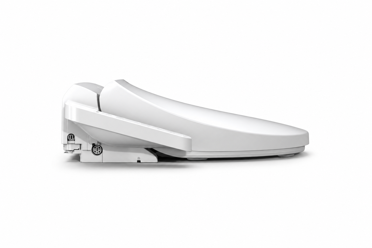 TOTO Washlet Elongated Closed Front with Cover Bidet Seat in Cotton