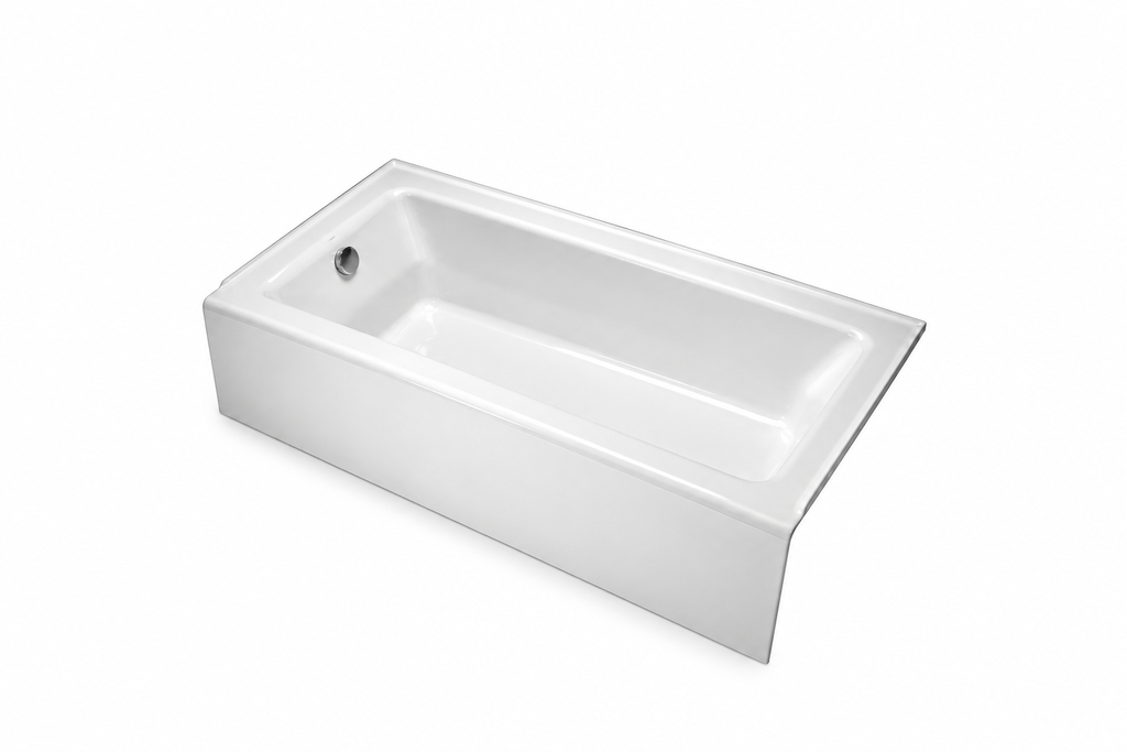 KOHLER Bellwether 60 in. x 32 in. Soaker Alcove Bathtub with Left Drain in White
