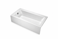 KOHLER Bellwether 60 in. x 32 in. Soaker Alcove Bathtub with Left Drain in White