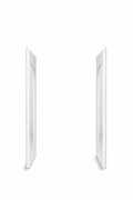 Sterling Ensemble Curve 34 in. Vikrell Shower End Wall Set in White