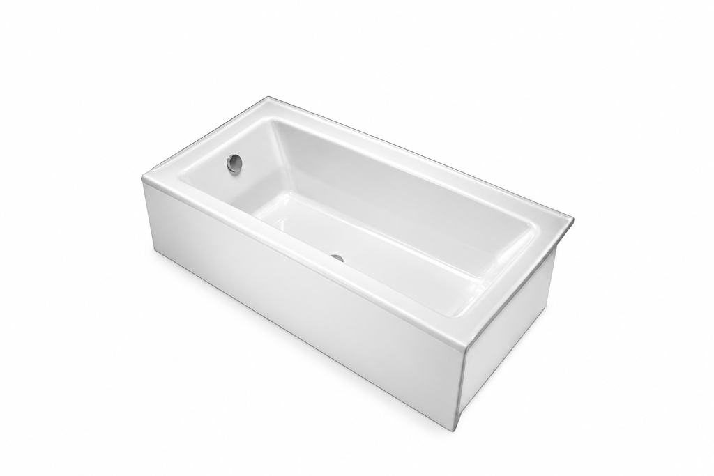 KOHLER Bellwether 60 in. x 32 in. Soaker Alcove Bathtub with Right Drain in White