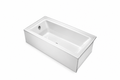 KOHLER Bellwether 60 in. x 32 in. Soaker Alcove Bathtub with Right Drain in White