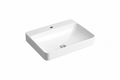 KOHLER Vox 23 in. Drop-in or Vessel Mount Rectangular Vitreous China Bathroom Sink in White