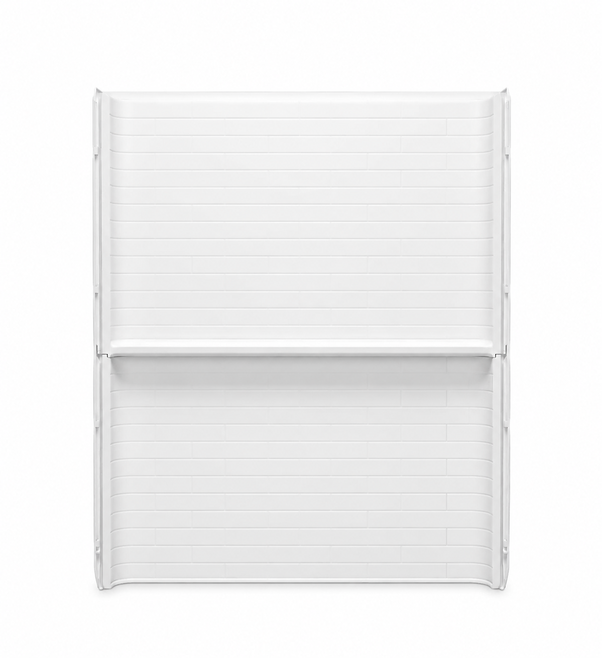 Sterling Traverse 60 x 72-1/4 in. Shower Back Wall in White