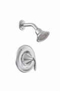 Moen Eva One Handle Single Function Shower Faucet in Chrome (Trim Only)