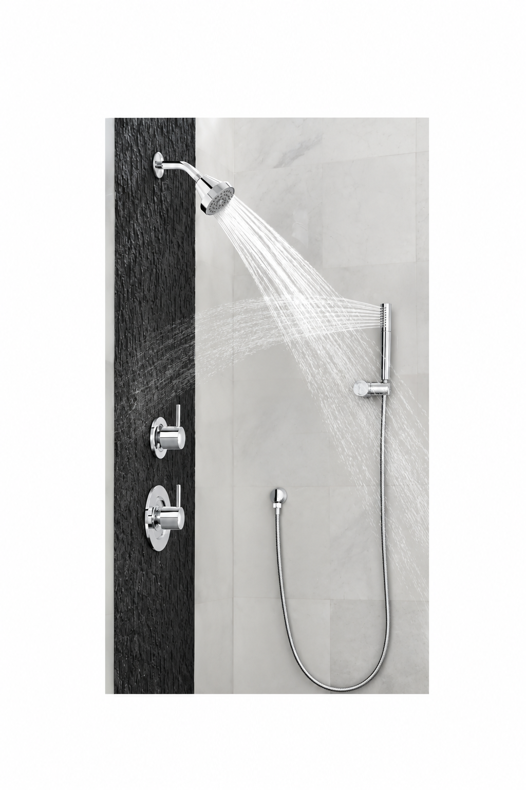 Moen Align One Handle Single Function Shower Faucet in Brushed Nickel (Trim Only)