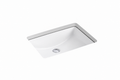 KOHLER Ladena 23-1/4 in. Undermount Rectangular Vitreous China Bathroom Sink in White
