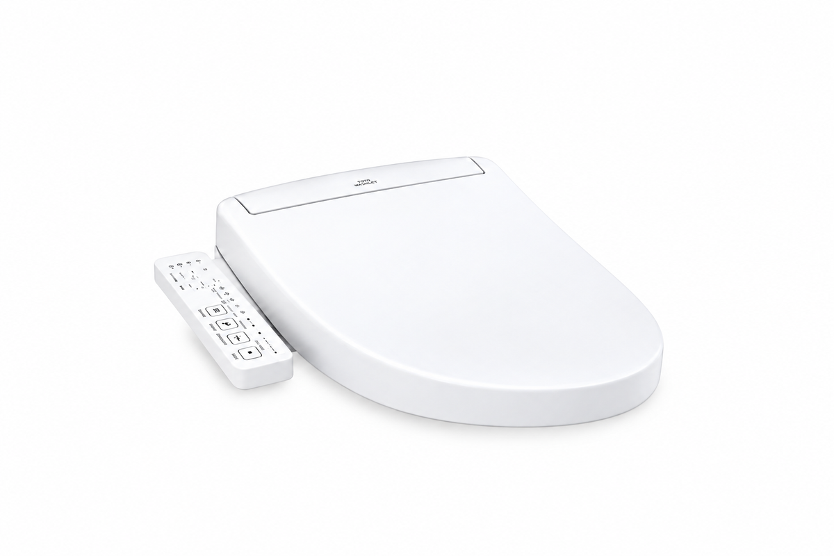 TOTO Elongated Bidet Seat with Side Arm Control in Cotton