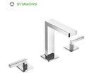 Bathroom Faucet - SYMMONS INDUSTRIES INC - Two Handle Widespread Bathroom Sink Faucet in Polished Chrome