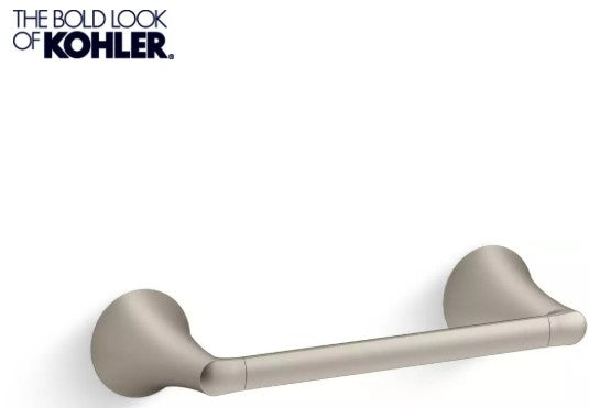 Bath Accessory - KOHLER CO - 9 in. Towel Bar in Vibrant® Brushed Nickel