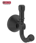 Bath Accessory - DELTA FAUCET CO - Double Robe Hook in Matte Black