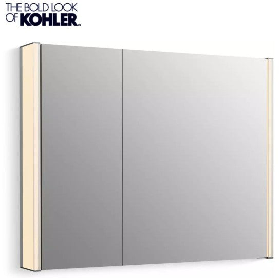 Storage / Cabinet - KOHLER CO - 31-13/16 x 24 in. Surface Mount Medicine Cabinet in Dark Anodized Aluminum