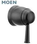 Tub Spout - MOEN INC - Single Handle Thermostatic Valve Trim in Matte Black
