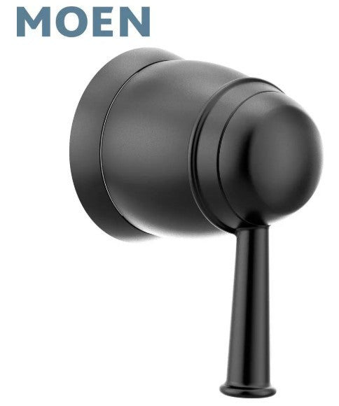 Tub Spout - MOEN INC - Single Handle Thermostatic Valve Trim in Matte Black