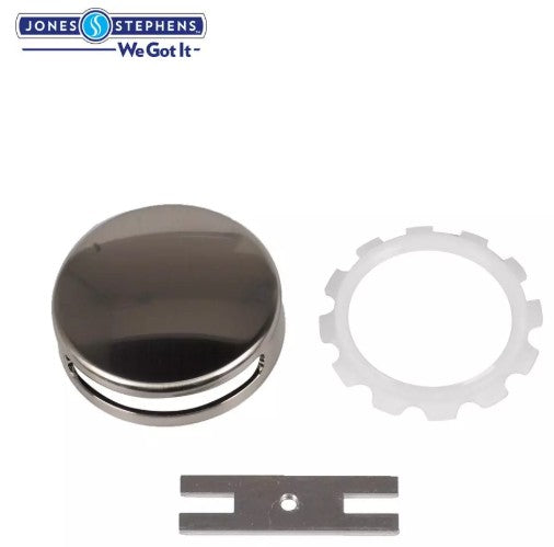 Faucet Repair Part - JONES STEPHENS CORP - Snap-On Bathtub Faceplate with Conversion Bar in Brushed Nickel