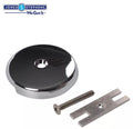 Faucet Repair Part - JONES STEPHENS CORP - One-Hole Bathtub Faceplate with Conversion Bar in Chrome Plated