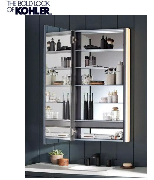 Storage / Cabinet - KOHLER CO - 22 x 24 in. Surface Mount Medicine Cabinet in Dark Anodized Aluminum
