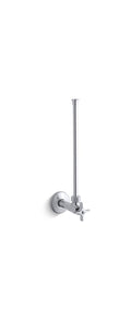 Toilet Supply Line - KOHLER CO - 1/2 in Four Arm Handle Angle Supply Stop Valve in Polished Chrome