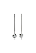Angle Stop Valve - ZURN INDUSTRIES LLC - 1/2 in x 3/8 in Loose Key Handle Angle Supply Stop Valve in Polished Chrome