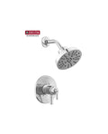 Shower Arm + Flange - DELTA FAUCET CO - Two Handle Multi Function Shower Faucet in Chrome (Trim Only)