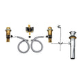 Faucet Valve - MOEN INC - 1/2 in. IPS Deck Mount Two Handle Widespread Lavatory Faucet Valve with Drain Assembly