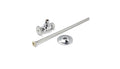 Toilet Supply Line - MCGUIRE MANUFACTURING - Toilet 1/2 in x 3/8 in. x 2-1/4 in. Supply Kit in Chrome Plated