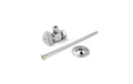 Toilet Supply Line - MCGUIRE MANUFACTURING - Toilet 1/2 in x 3/8 in. x 2-1/2 in. Supply Kit in Chrome Plated