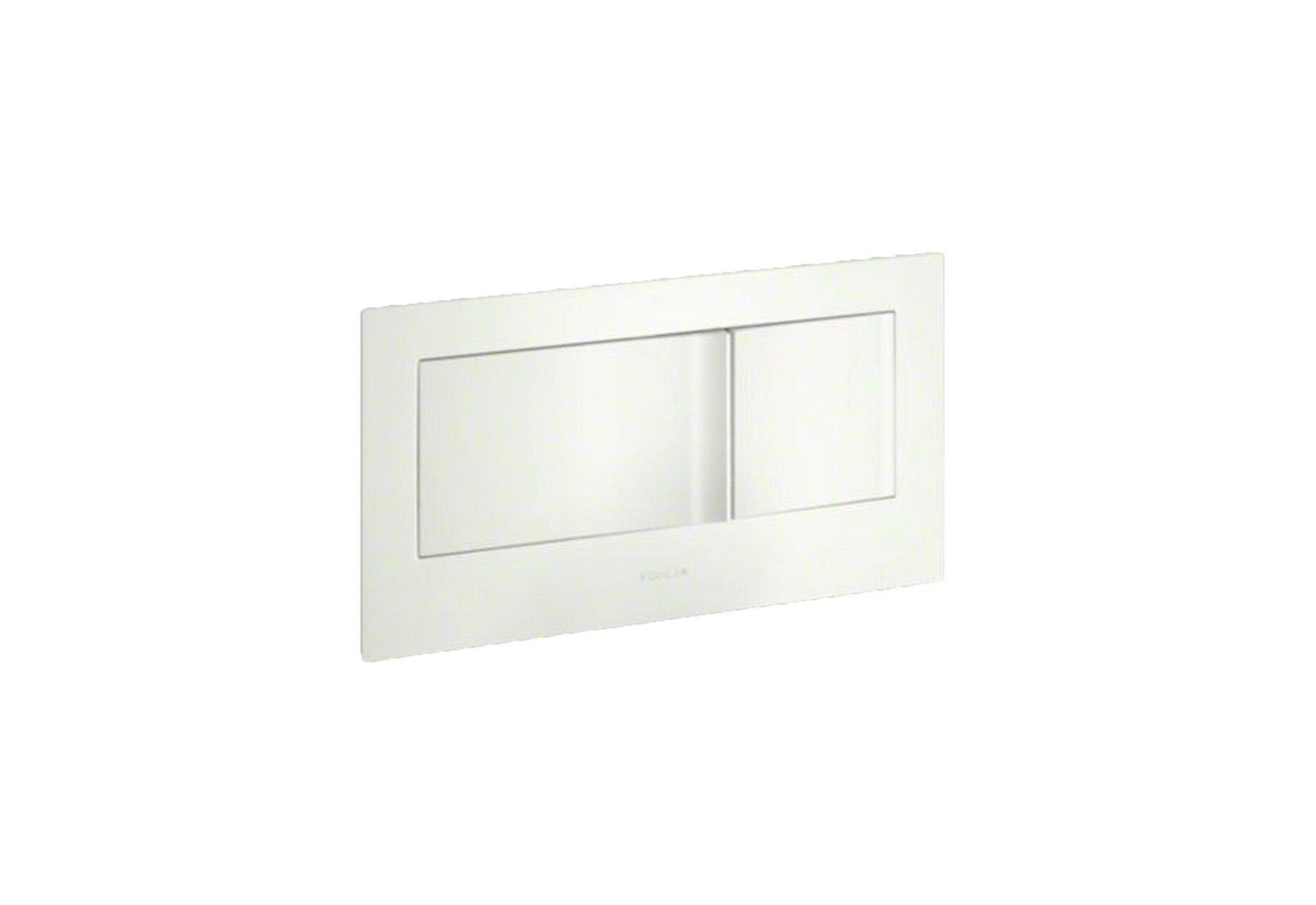 Toilet Repair Part - KOHLER CO - Wall Mount Stainless Steel Flush Actuator Plate in White