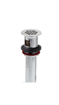 Drain Assembly - MCGUIRE MANUFACTURING - 2-1/4 x 8-5/8 in. Open Grid in Polished Chrome