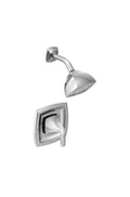 Shower Arm + Flange - MOEN INC - One Handle Single Function Shower Faucet in Chrome (Trim Only)