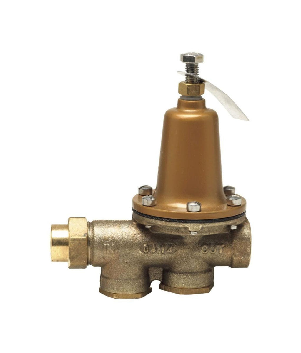 Pressure Control Valve - WATTS REGULATOR CO - 3/4 in. 300 psi Cast Copper Silicon Alloy Union FNPT x FNPT Pressure Reducing Valve