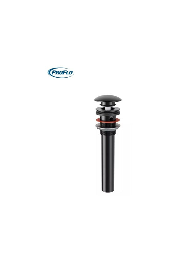Drain Assembly - PROFLO - Clic-Clac Lavatory Drain and Overflow in Matte Black