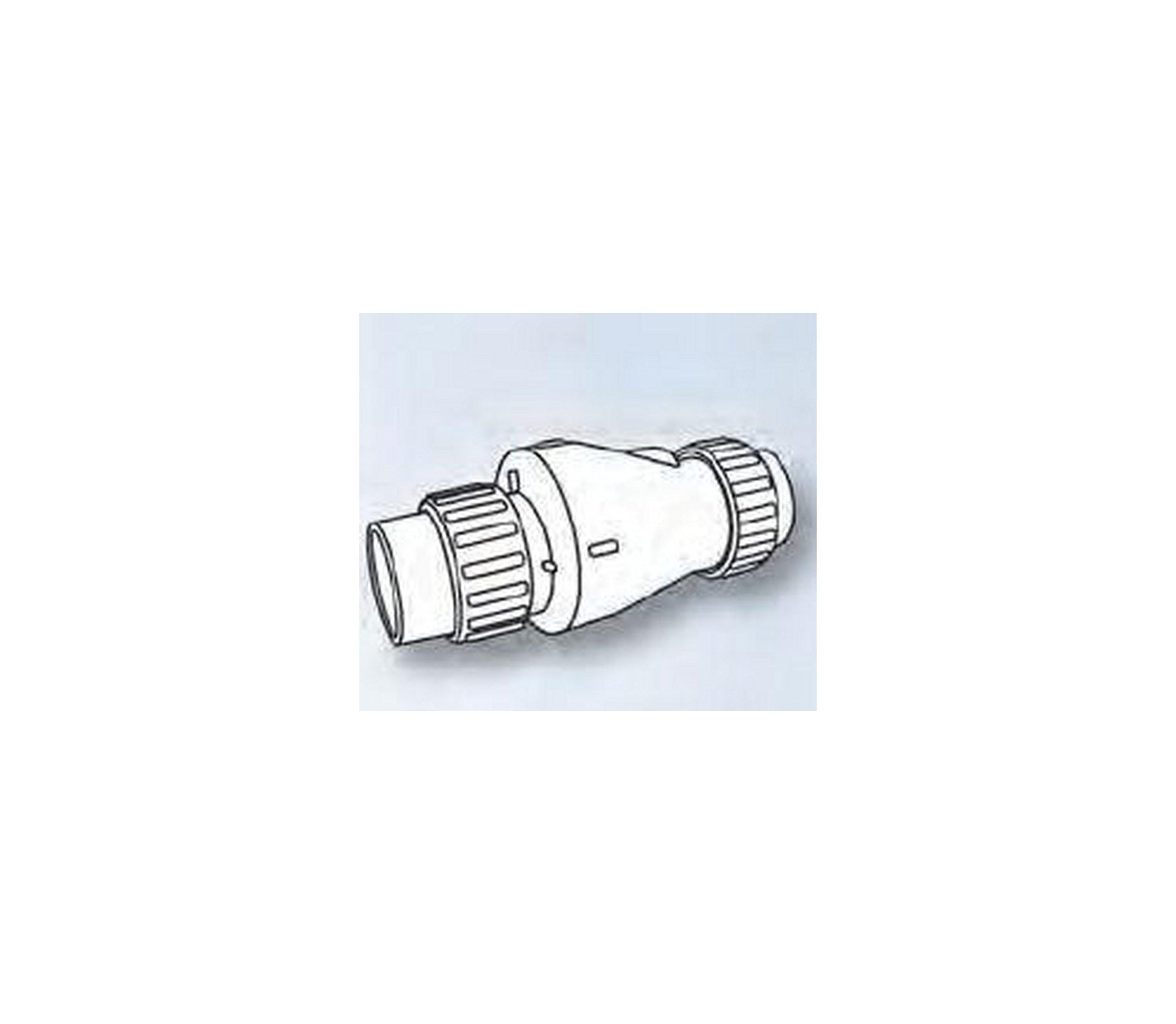 Check Valve - MAGIC PLASTICS, INC. - 1-1/2 in. Plastic Union Slip Check Valve