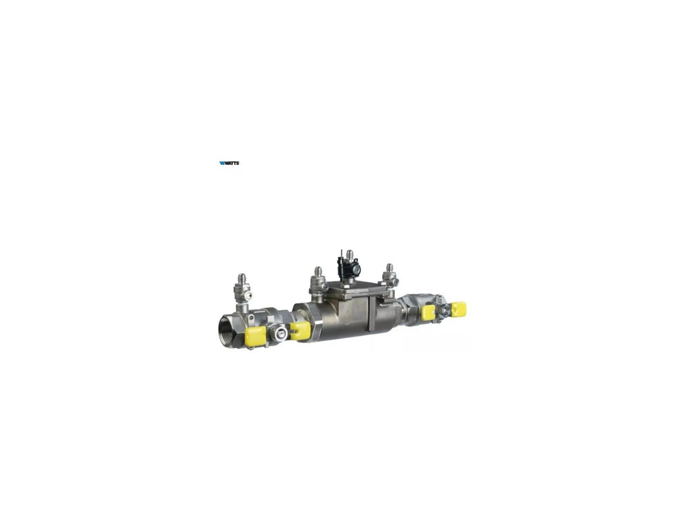 Backflow Device - WATTS REGULATOR CO - 1 in. Stainless Steel Double Check Valve Assembly with Quarter-Turn Ball Valve